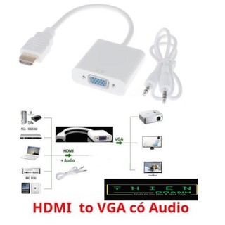 Cáp chuyển đổi HDMI sang VGA, Cáp HDMI to VGA ,dây HDMI to VGA , dây máy chiếu