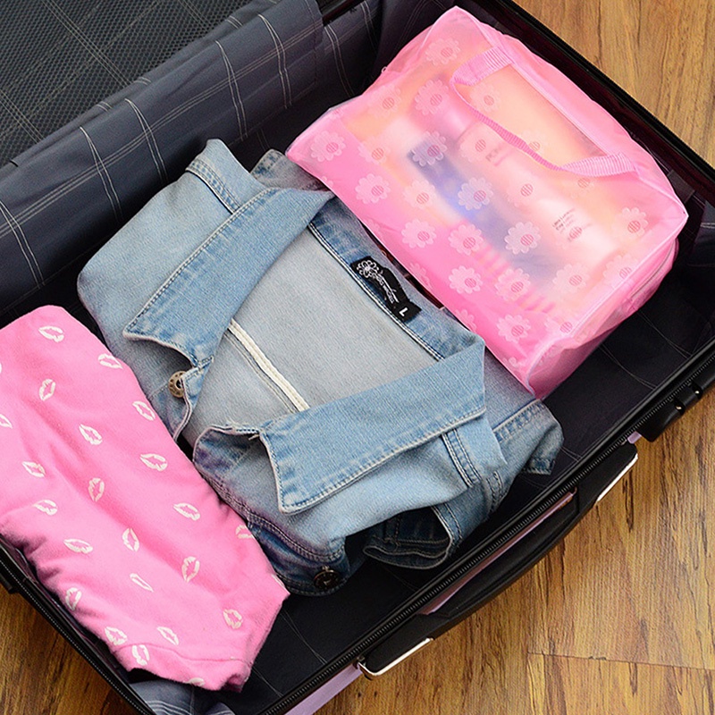 Túi Nhựa Đựng Mỹ Phẩm - Bao ĐỰNG ĐỒ ƯỚT - Đựng Bàn Chải Và Kem Đánh Răng Du Lịch