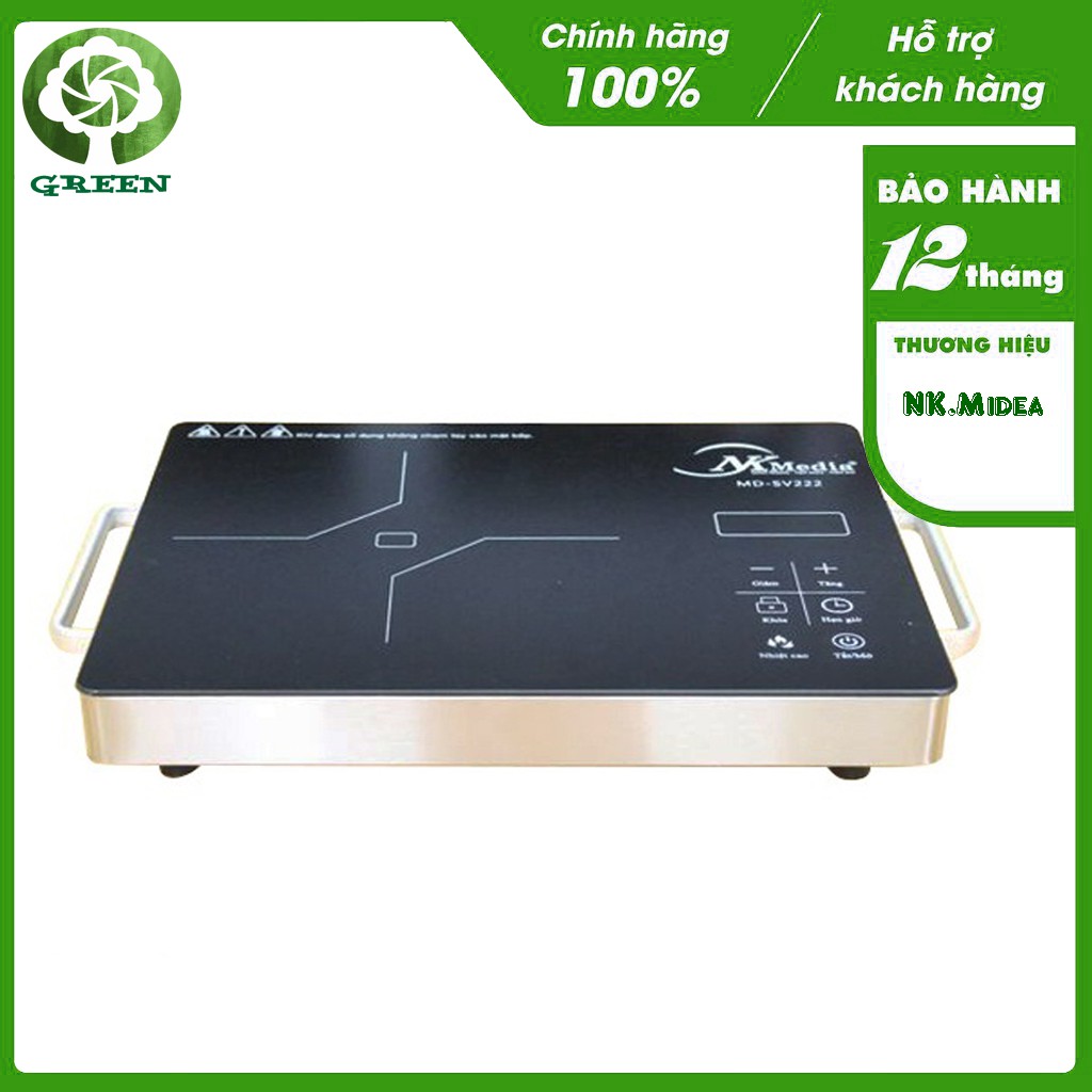 Bếp Hồng Ngoại 2000W Fujika SV211 - NKmidea SV222. Mặt kính cao cấp - KILA