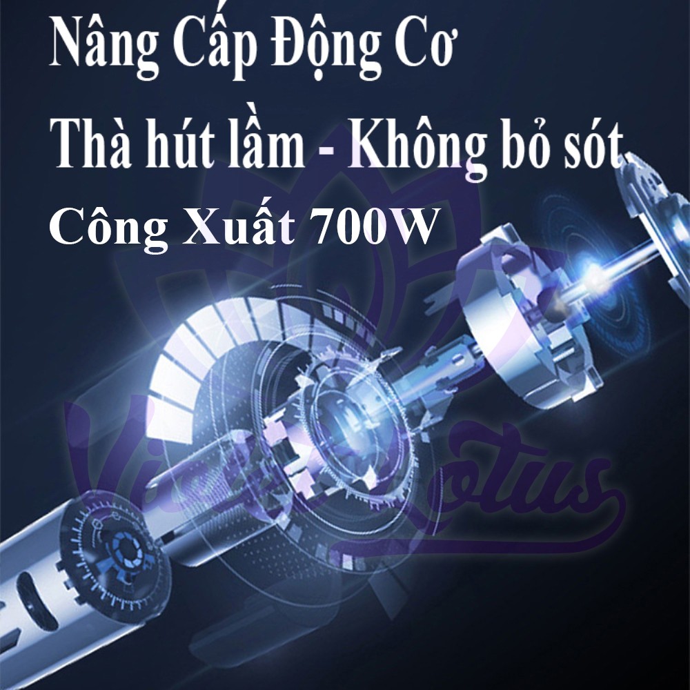 Máy Hút Bụi Cầm Tay Gia Đình ✅ FreeShip ✅ Hút lông mèo 1.65kg 700W Hút mạnh 14000Pa - Ehome - | BigBuy360 - bigbuy360.vn