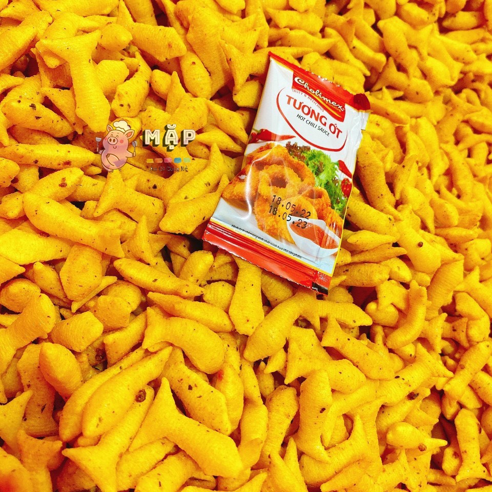 Bánh Phồng Cá Vị Phô Mai Mặn Ngọt Hủ 200g - Có loại 3 màu