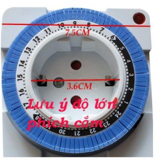 Ổ cắm timer hẹn giờ cơ TG16A - Chất Lượng Cao