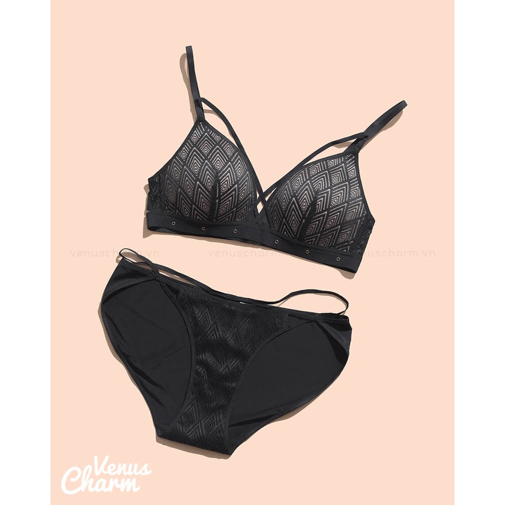 Venus Charm bộ đồ lót nữ ren không gọng, mút mỏng sexy dành cho ngực vừa và lớn Hera 0918 | BigBuy360 - bigbuy360.vn