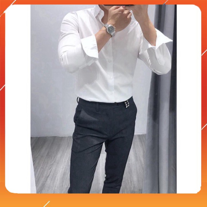 Bán buôn Áo sơ mi Slimfit men cực Hịn cho nam hàng bao chất