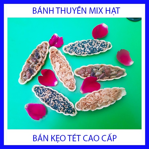 Bánh thuyền mix hạt dinh dưỡng Bánh ăn vặt Bánh tết cao cấp