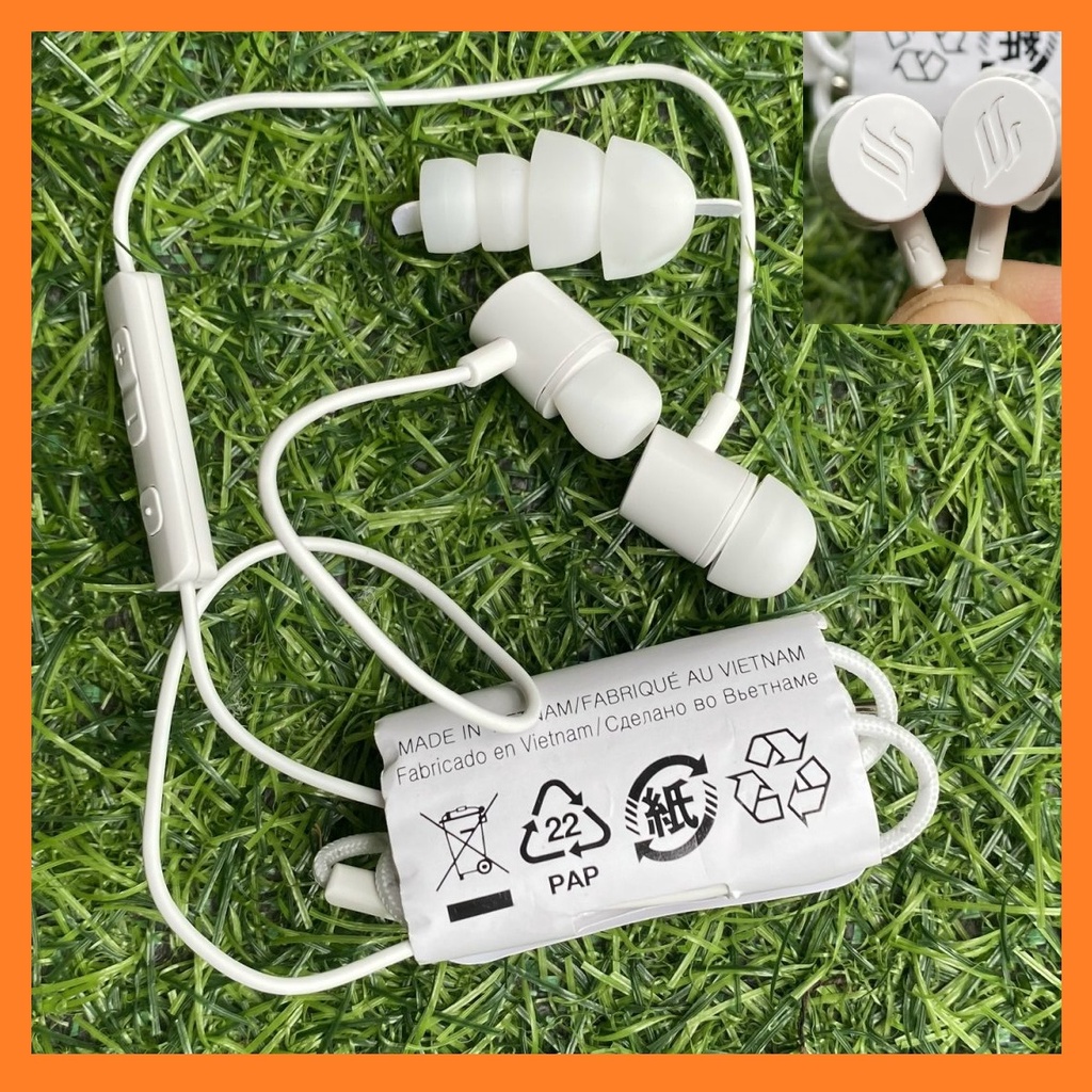 Tai nghe dây 3.5 Vsmart chính hãng, new, Hàng VN chất lượng, độ bền cao, tích hợp mic đàm thoại