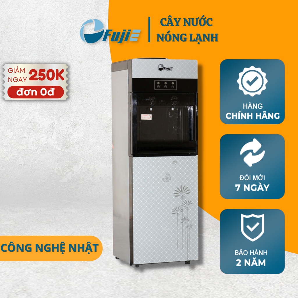 Cây nước nóng lạnh FujiE WD1500E công nghệ Nhật Bản làm lạnh bằng chip điện tử đạt chuẩn quốc tế, Bảo hành 24 tháng
