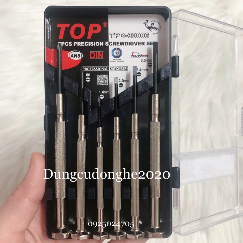 Bộ Tua Vít Sửa Đồng Hồ, Điện Thoại, Laptop Top Tpd-30006