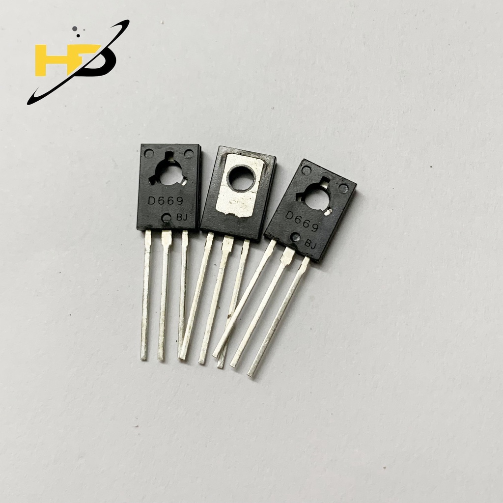 Sò Transistor Công Suất D669 và B649 TO126 1.5A/160V, Sò Đệm Âm Thanh Mới
