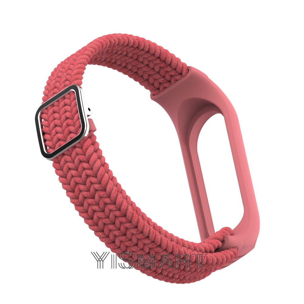 Dây bện đeo đồng hồ co giãn thay thế cho Xiaomi Mi Band 6 5 4 3 Mi Band 6