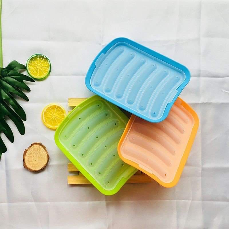 FamiShop Khuôn Làm Xúc Xích Slicone Cho Bé
