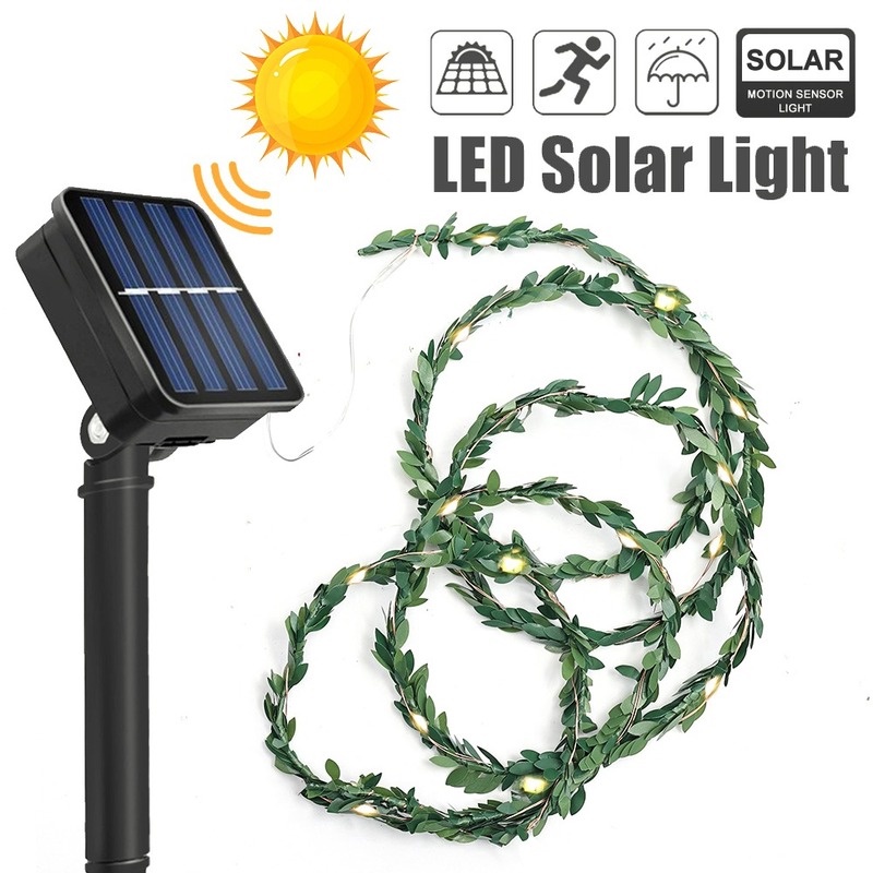 Dây Đèn LED Năng Lượng Mặt Trời Chống Thấm Nước 8 Chế Độ Trang Trí Sân Vườn