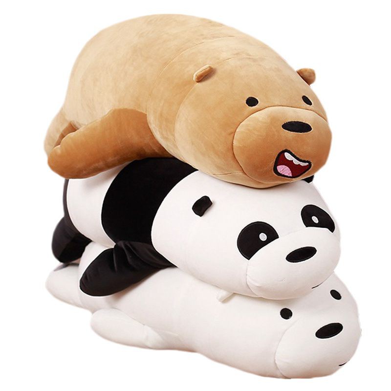 Gấu bông nằm Miniso x We Bare Bears Ice Bears