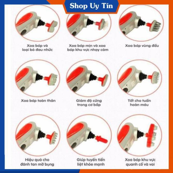 Máy massage cầm tay 10 đầu King Massager cao cấp