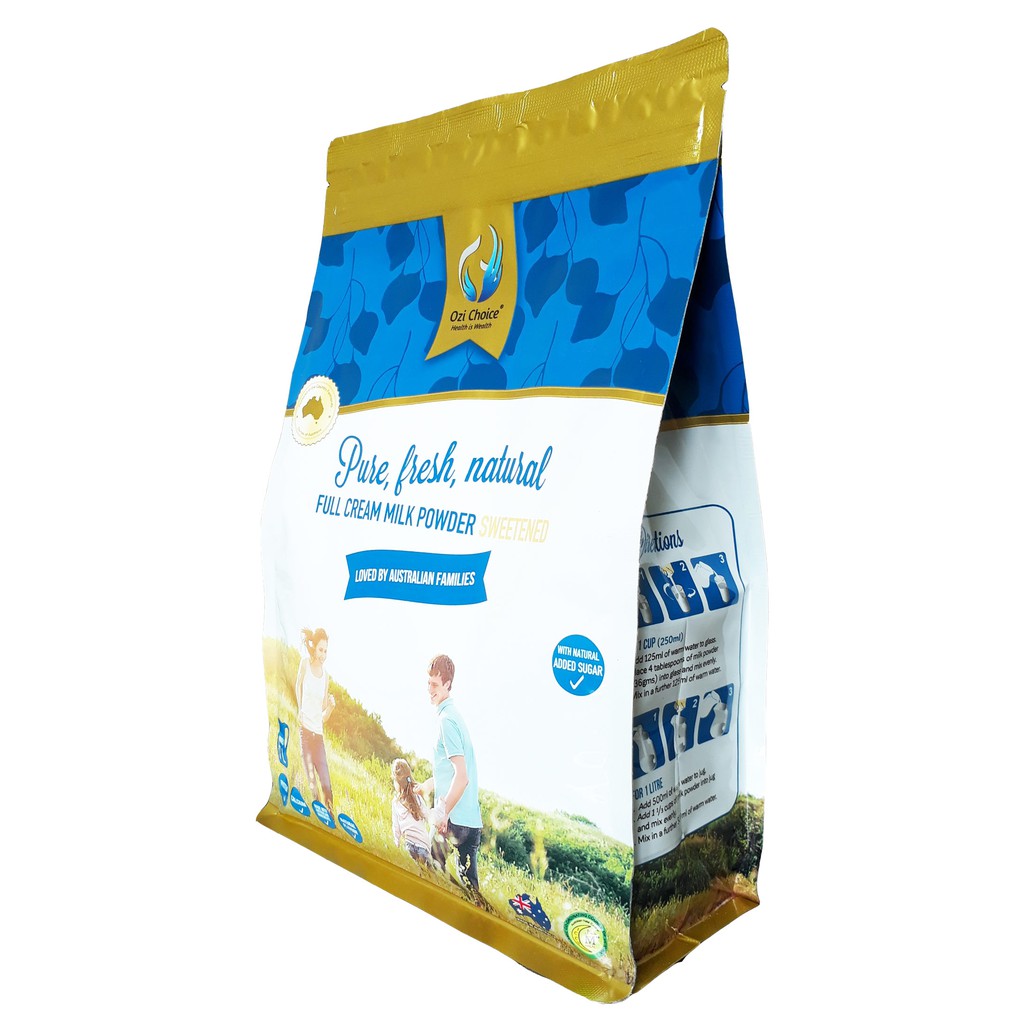 Sữa Bột Nguyên Kem Có Đường Ozi Choice - Nhập khẩu Úc - 1kg