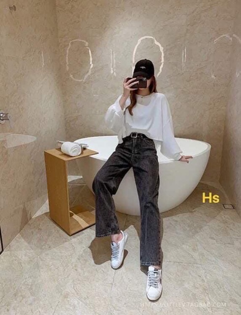 Áo thun crt trơn dài tay