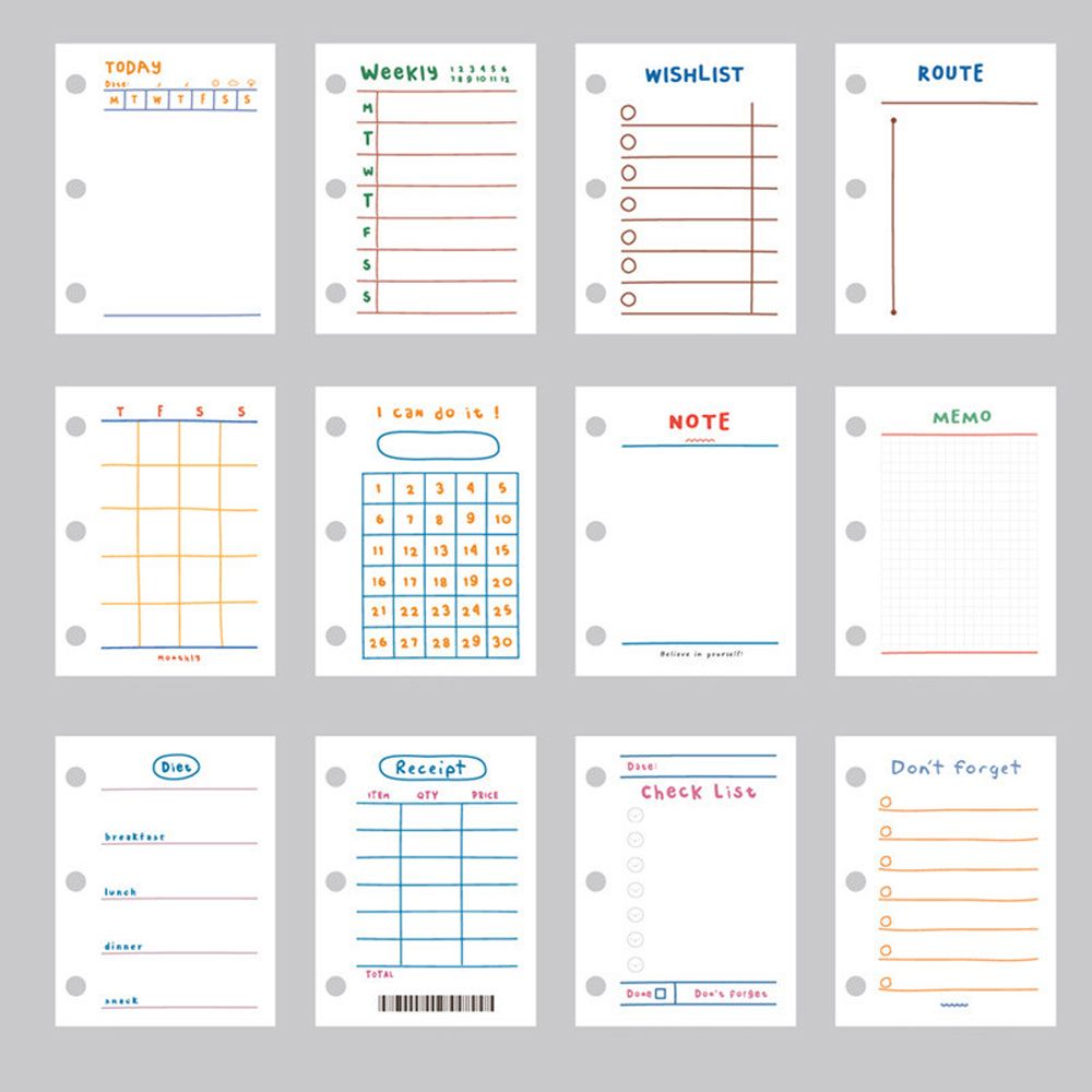 Sổ tay mini 3 lỗ 60 tờ TAYLOR1