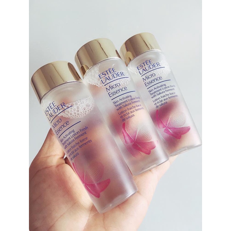 NƯỚC THẦN MICRO ESSENCE ESTEE LAUDER THẦN THÁNH BẢN SAKURA -  Tinh Chất Hoa Anh Đào LÀM DỊU VÀ HỒI SINH DA.