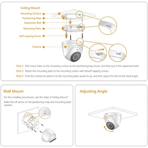 Camera IP 2MP IMOU T26EP Turret 1080P, T22AP  -