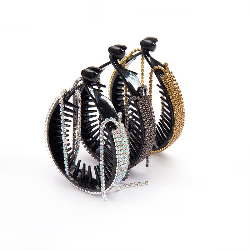 Kẹp tóc đính đá sang trọng thời trang dành cho nữ