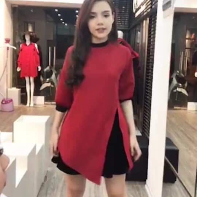 Áo viền đen cchat