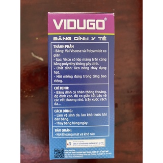 Băng dính y tế ViDugo 100 miếng
