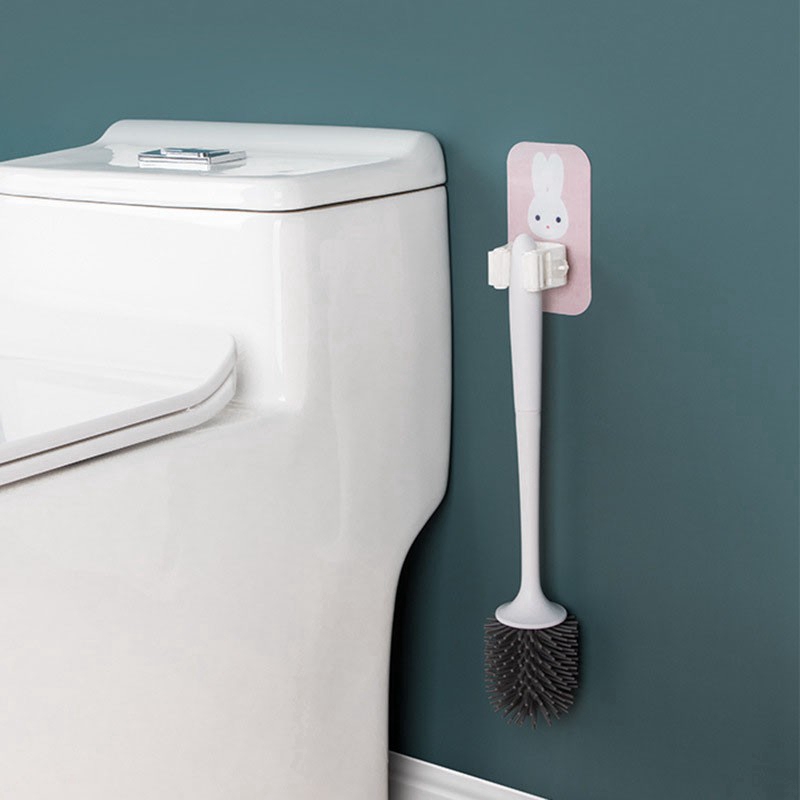 Móc kẹp giữ cây lau nhà HOUSEEKER dán tường họa tiết hoạt hình đáng yêu tiện lợi