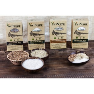 GẠO HỮU CƠ VIETSUISSE 1KG (NHIỀU LOẠI)