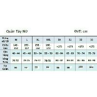 Quần tây công sở nữ Thái Hòa