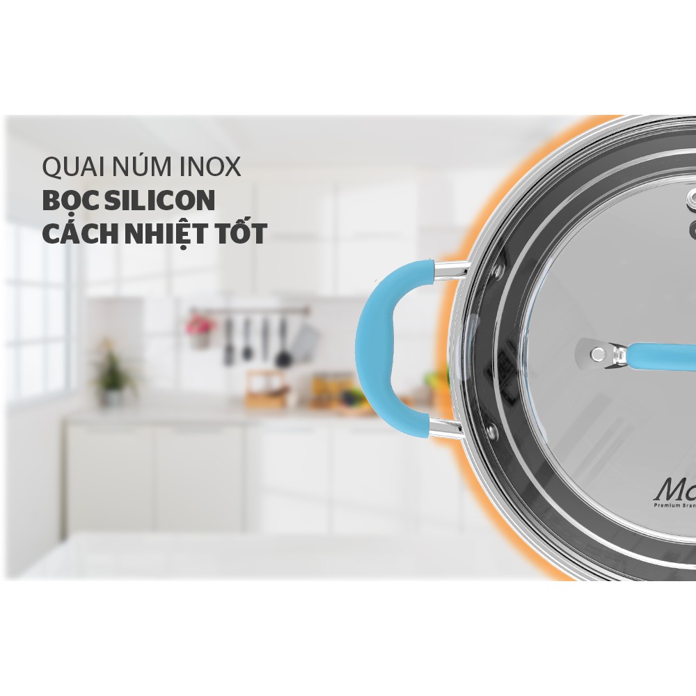 BỘ NỒI INOX 304 5 ĐÁY SUNHOUSE