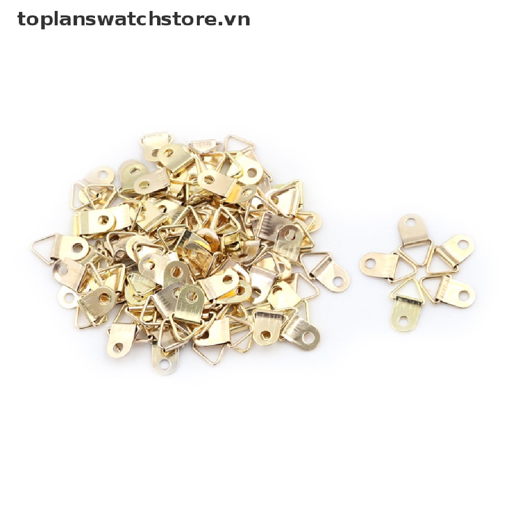 Set 100 Móc Treo Khung Ảnh Hình Chữ D Mini 10x20mm