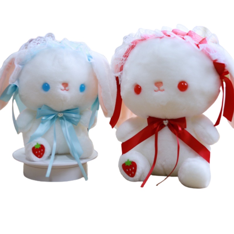 Thú Nhồi Bông Hình Con Thỏ Mềm Mại 25 / 30cm