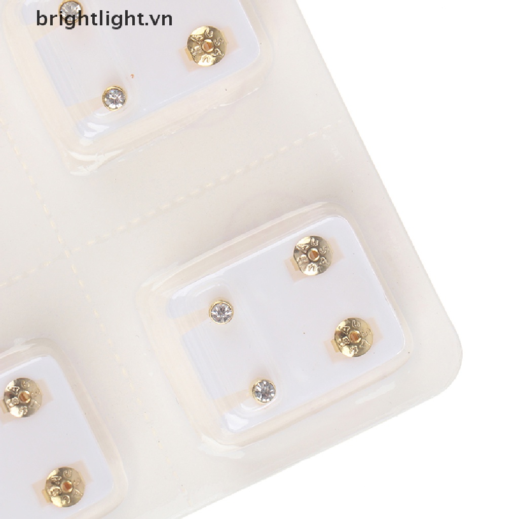 Set 12 Đôi Khuyên Tai Bằng Thép Y Tế