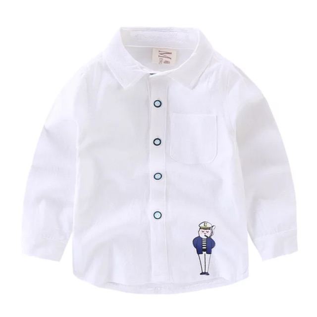 Xả áo sơ mi bé trai