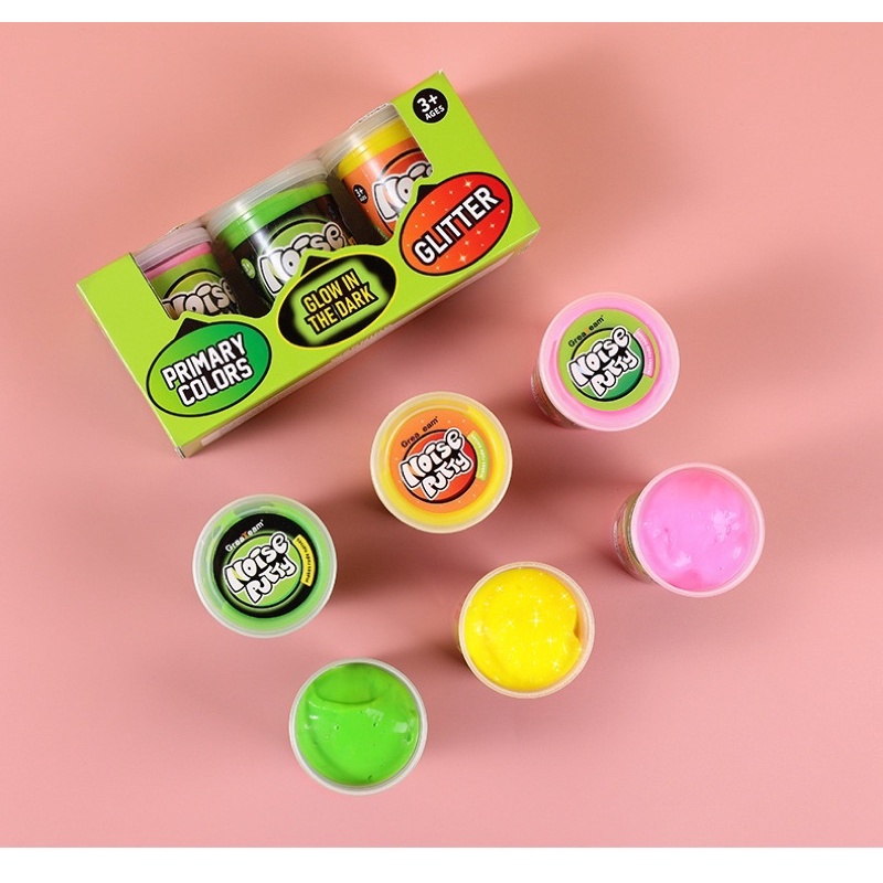 Basic Slime ( Combo 1 hộp 3 lon ) đánh rắm vui nhộn mới lạ dành cho trẻ em