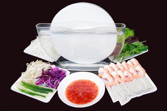 [SALE 10%] Tô nhúng bánh tráng 3 ngăn