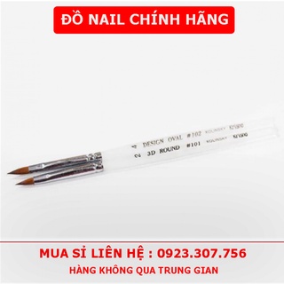 Cọ nặn hoa , bút đắp hoa bột , cán nhựa trong đủ size số 2 , 4