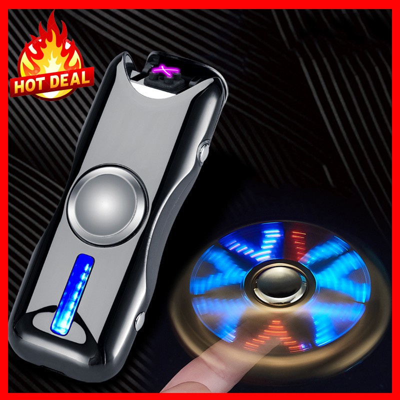 Bat Lua Hồng Ngoại 915 Sạc Điện Qua Cổng USB Kiểu Dáng Spinner 2 Cánh Tạo 18 Hiệu Ứng Đèn Led Cao Cấp