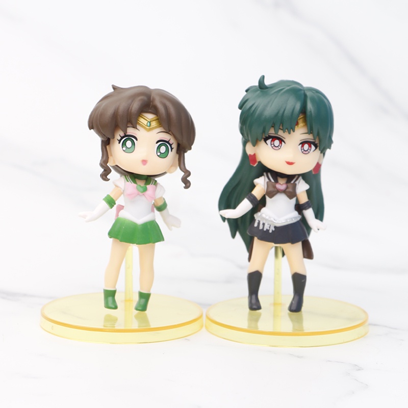 Set 8 Mô Sailor Moon Hình Mô Phỏng Nhân Vật Thủy Thủ Mặt Trăng
