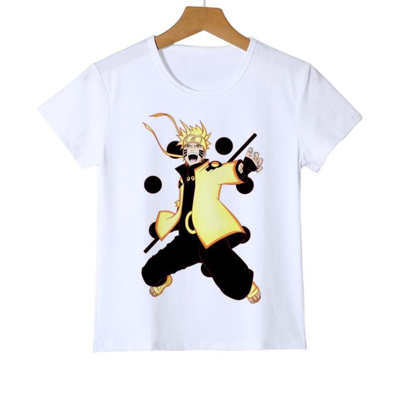 áo in hình naruto thế hệ mới cho bé phong cách siêu ngầu