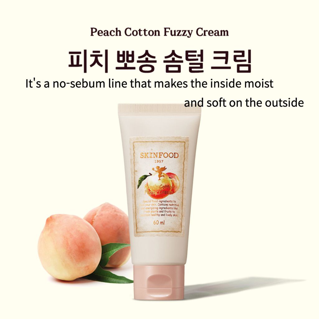 SKINFOOD Kiểm soát chất tẩy rửa mặt Đào Peach Toner, Emulation, cream