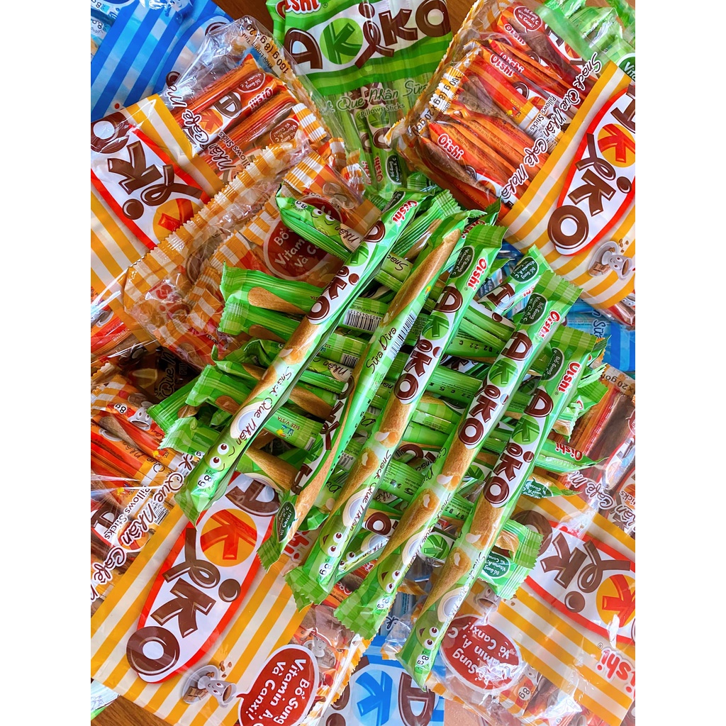 Bánh Que AKIKO OISHI Nhân Kem Hấp Dẫn Gói 160g