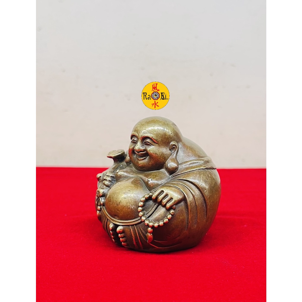 Di Lặc tròn 5,5cm - Tượng Đồng Phong Thủy