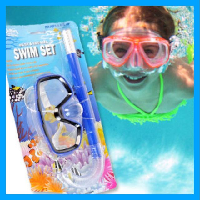 Kính Bơi Kèm Ống Thở Cho Bé