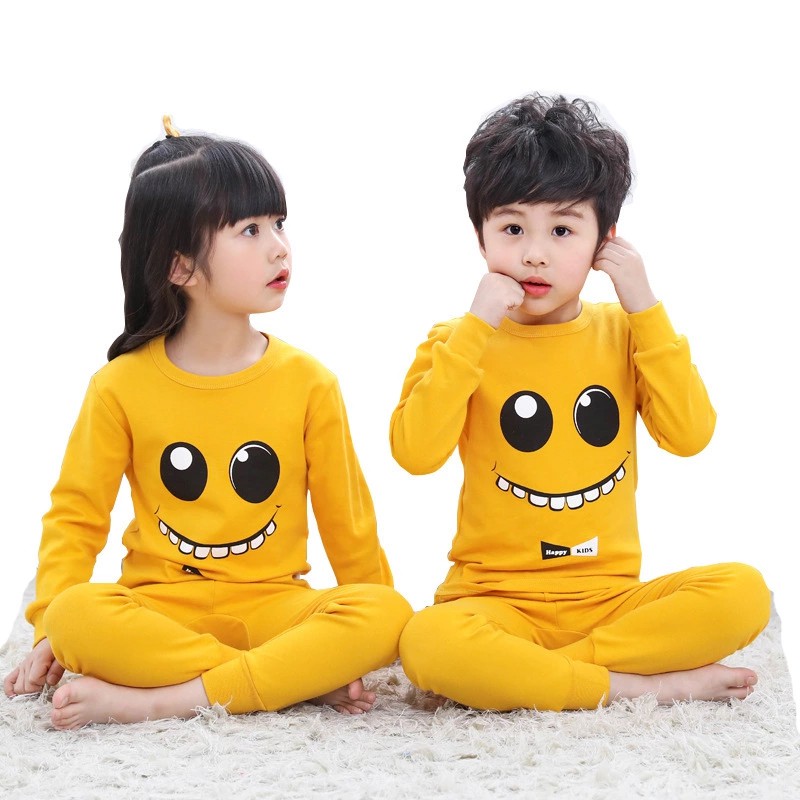 Boys Pajamas Cartoon Elephant Sleepwear 2-16Yrs Kids Pyjamas 2pcs Soft Cotton Homewear