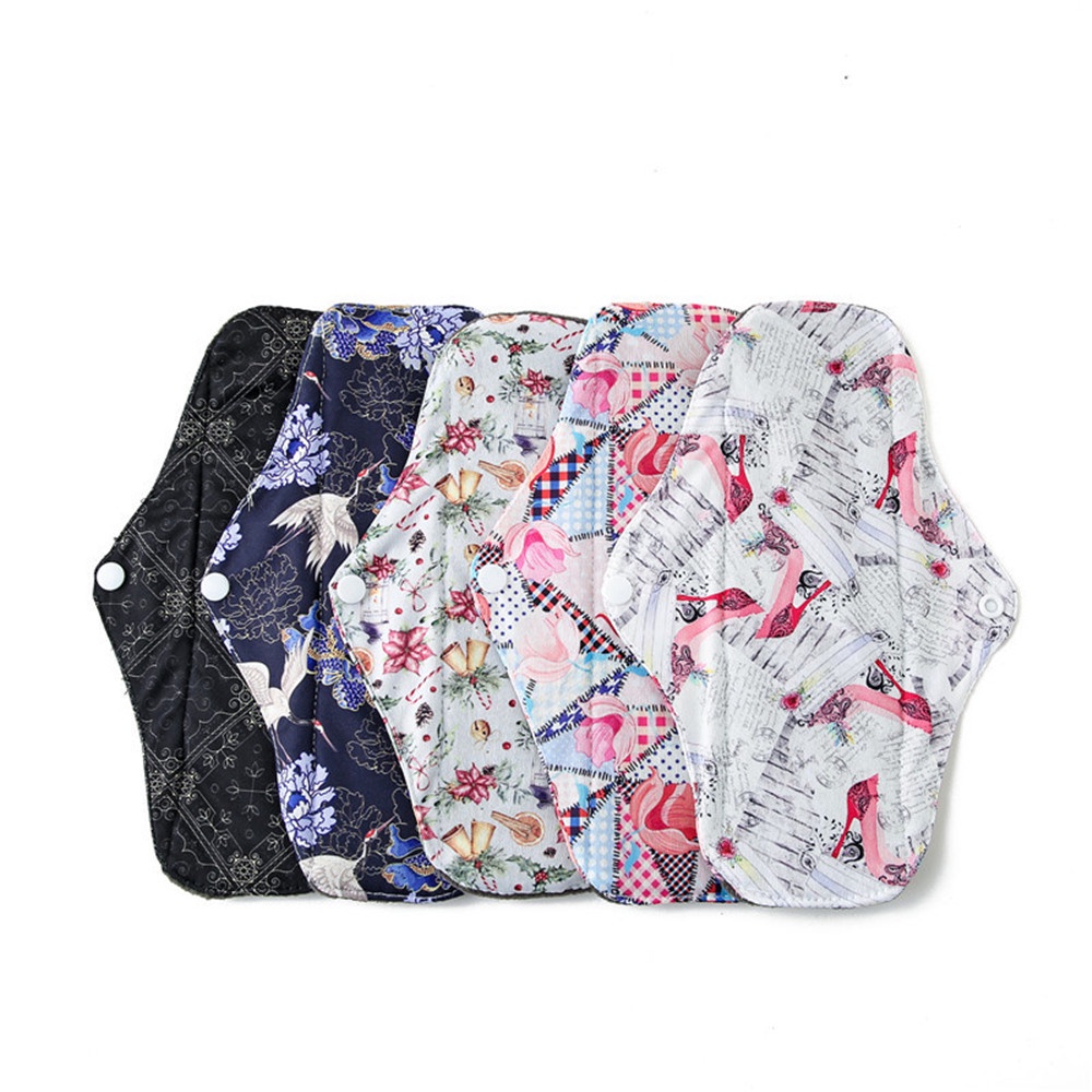 Tấm lót vệ sinh chống thấm nước bằng cotton than tre có thể tái sử dụng