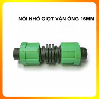 Nối nhỏ giọt vặn ống 16mm - Kết nối dây nhỏ giọt 16mm khớp nối ren vặn