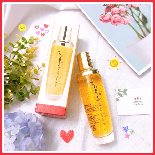 Serum Vàng 24k Căng Bóng Da Lebelage Hee Yul Premium Gold Essence Hàn Quốc 130ml