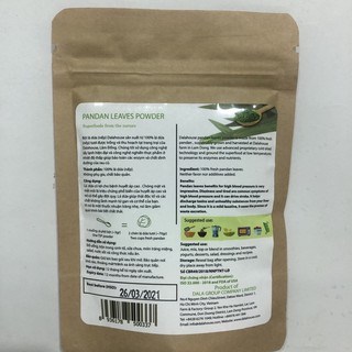 Bột Lá Dứa (nếp) nguyên chất gói 50gr