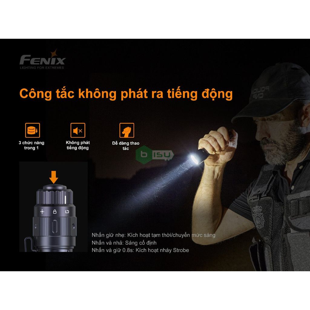 CHÍNH HÃNG PHÂN PHỐI - Đèn pin Fenix - TK11 Tactical - 1600 Lumens